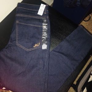 Express high waisted dark denim